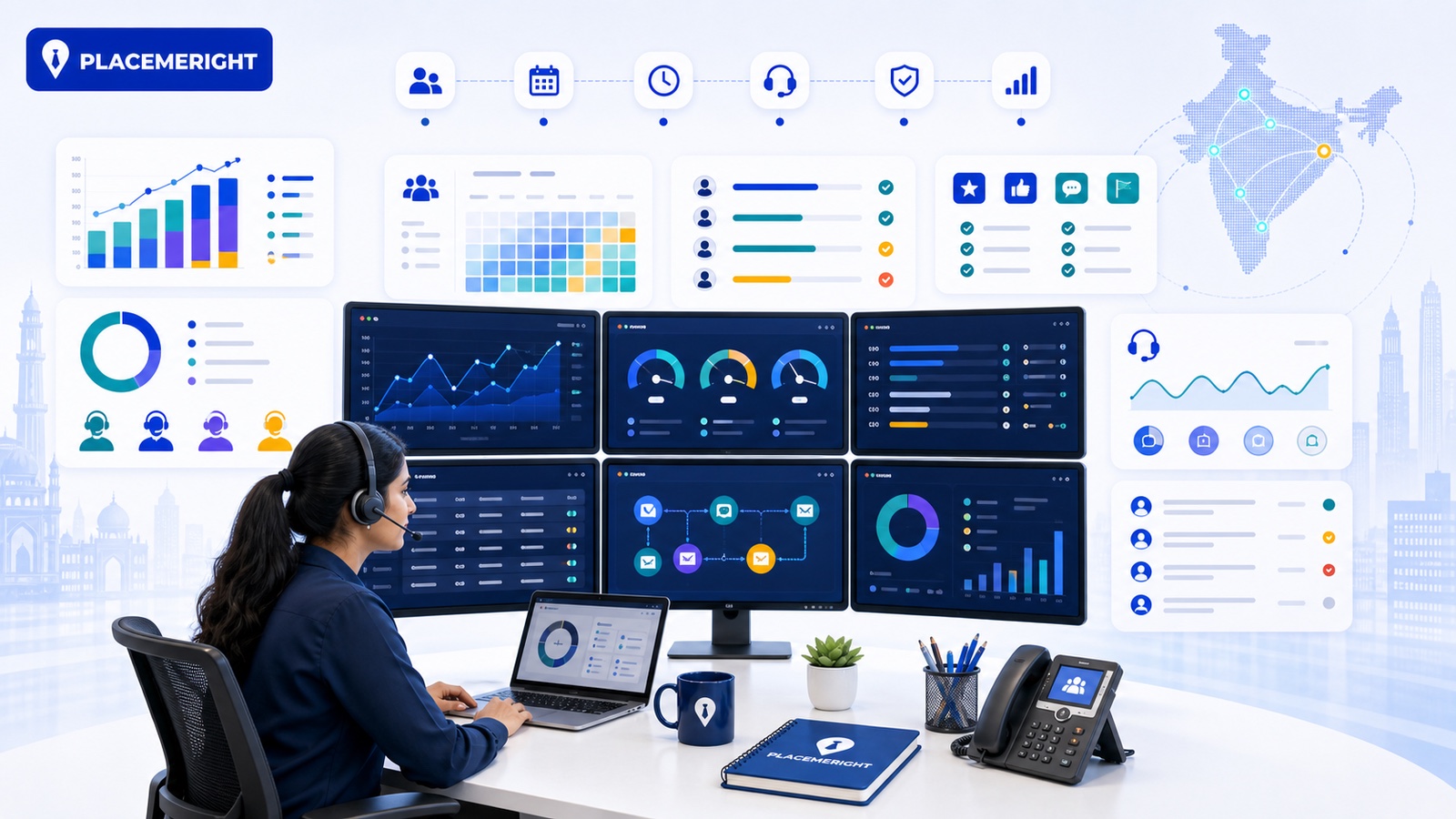 Hiring Customer Support Ops Analysts in India: Interview Signals for WFM, QA, and Reporting hero image for PlaceMeRight blog